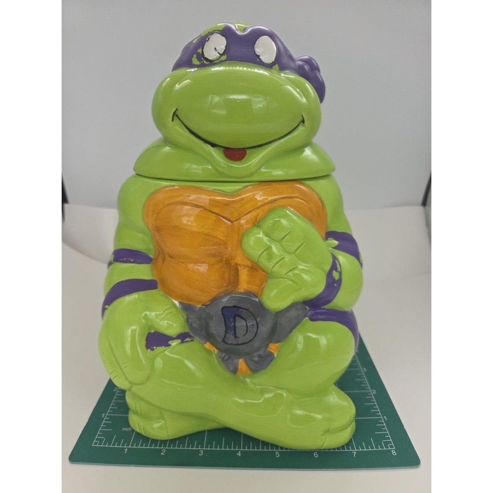 1990 Mirage Teenage Mutant Ninja Turtles TMNT Donatello Vtg Cookie Jar No Box